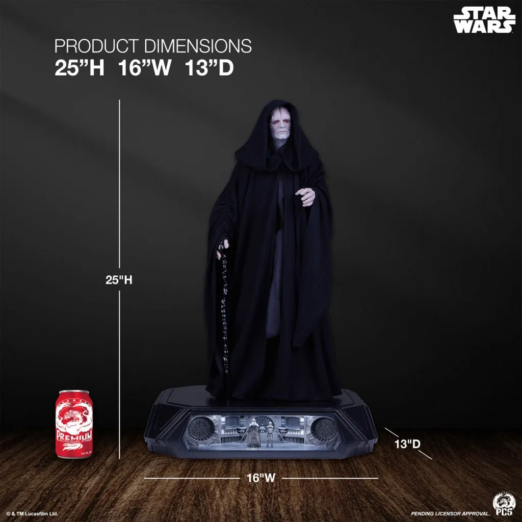 купить Фигурка Premium Collectibles Studio Emperor Palpatine 1:3 Scale Hyperreal Statue 9.jpg
