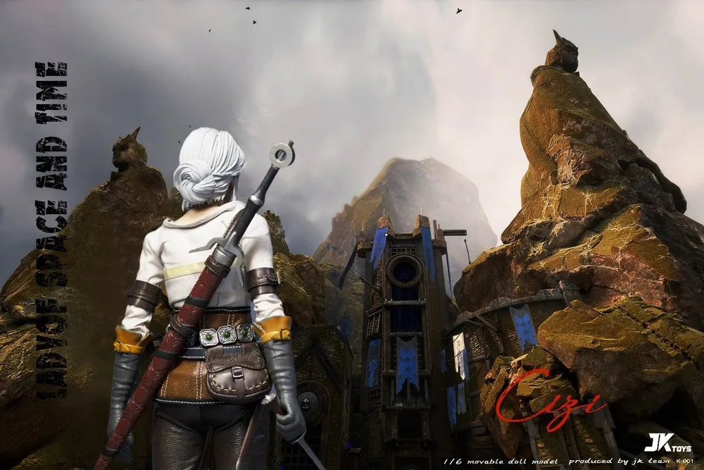Фигурка Цири — JKTOYS K-001 1:6 Ciri Figure 6.jpg