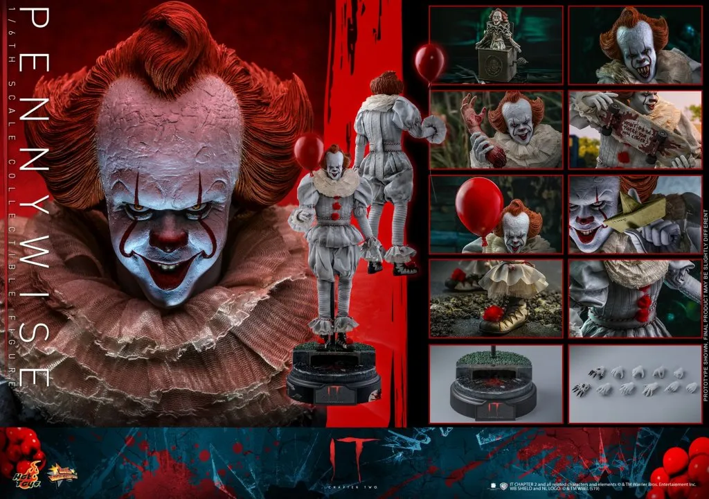 Фигурка Пеннивайза Hot Toys IT Chapter Two – Pennywise Figure (19).jpg