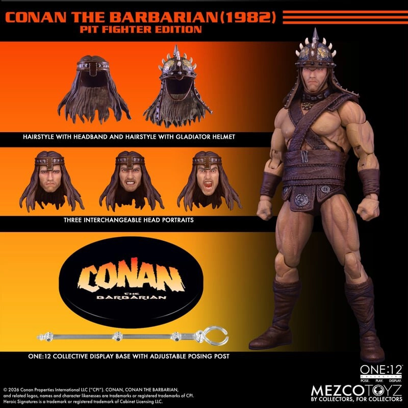 купить Mezco Toyz One:12 Collective Conan The Barbarian (1982): Pit Fighter Edition 1.jpg