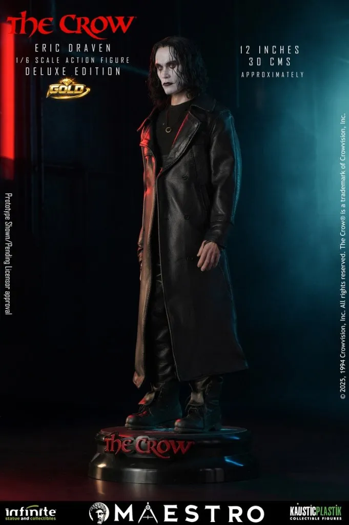 купить Фигурка The Crow Eric Draven — Infinite Kaustic Plastik 1:6 Luxury Figure Deluxe Edition GOLD 13.jpg
