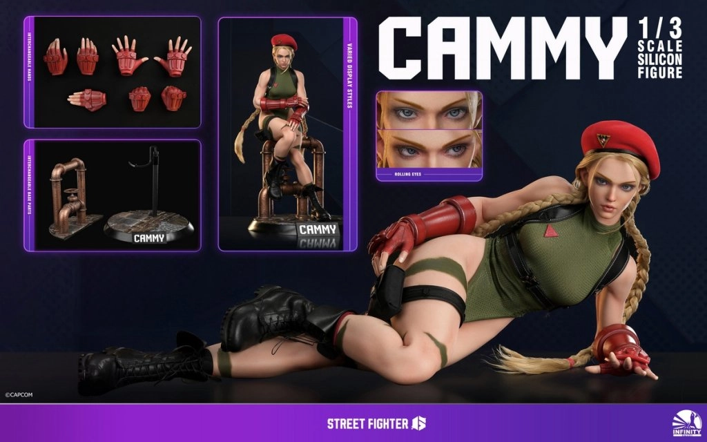 купить Фигурка Kaitian Studio: 1:3 Street Fighter 6 Cammy Silicone Figure 17.jpg