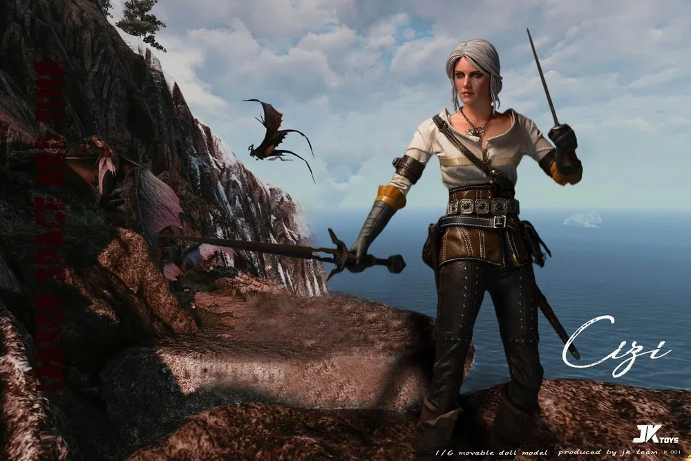Фигурка Цири — JKTOYS K-001 1:6 Ciri Figure 5.jpg