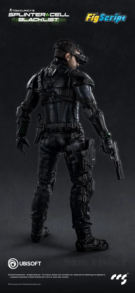 купить CCSToys Splinter Cell: Blacklist FigScript Sam Fisher 1:12 Scale Figure 5.jpg