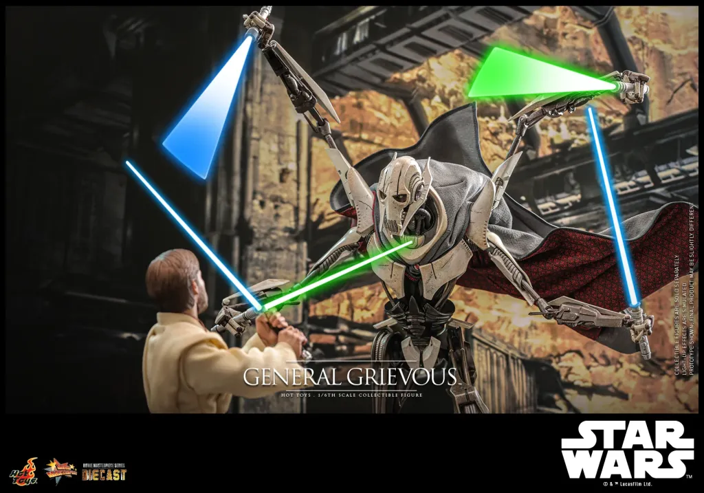 купить Купить фигурку Hot Toys Star Wars: Episode III – Revenge of the Sith – General Grievous 1:6 Scale Figure 8.jpg
