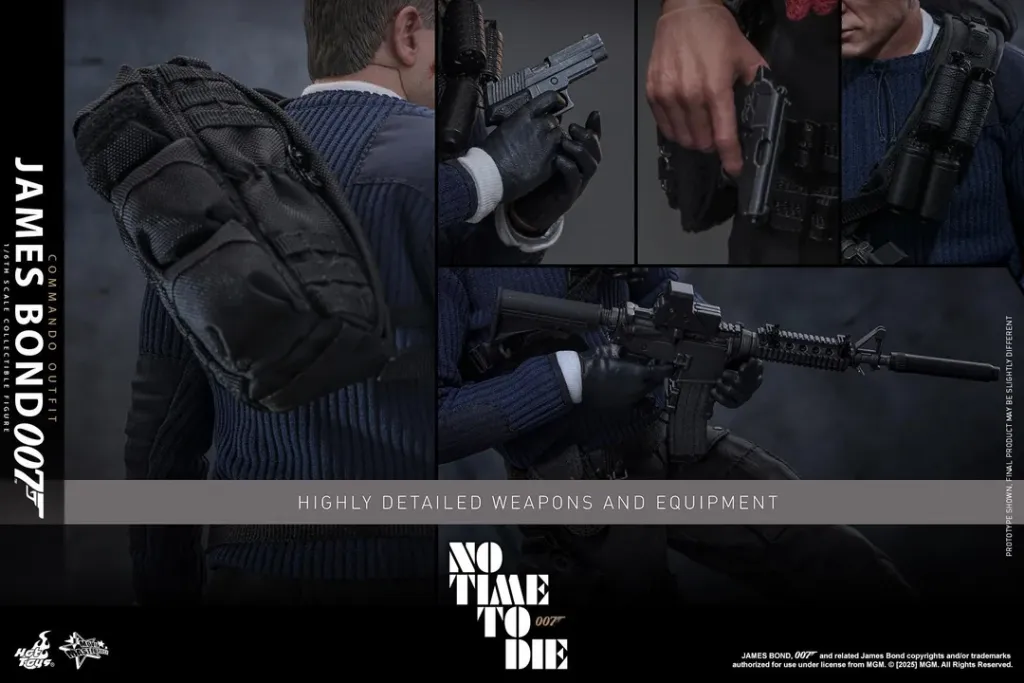 купить Hot Toys No Time To Die 1:6 James Bond (Commando Outfit) Figure 4.jpg
