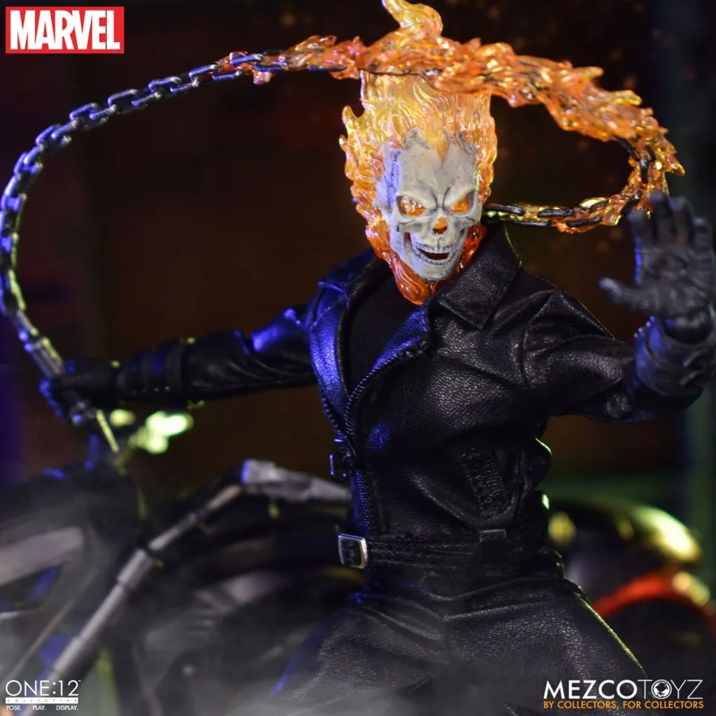 Фигурка Ghost Rider and Hell Cycle — Mezco One 12 Collective (10).jpg