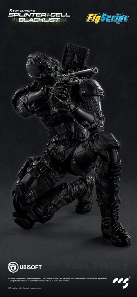 купить CCSToys Splinter Cell: Blacklist FigScript Sam Fisher 1:12 Scale Figure 8.jpg