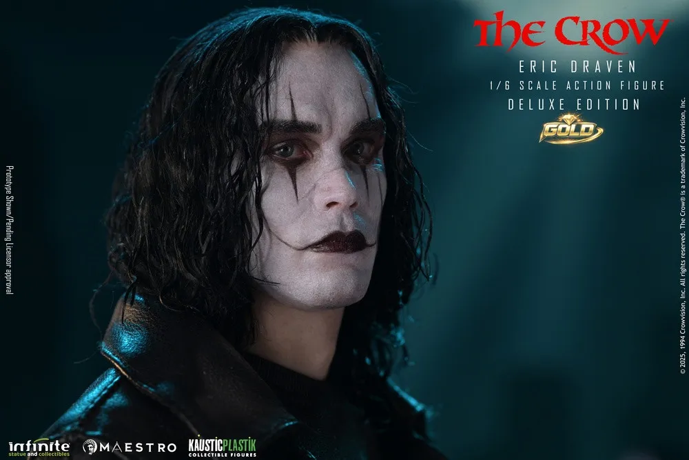 купить Фигурка The Crow Eric Draven — Infinite Kaustic Plastik 1:6 Luxury Figure Deluxe Edition GOLD 1.jpg