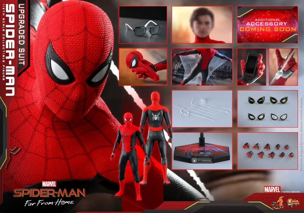 Фигурка Спайдермена — Hot Toys MMS542 Spider-Man Far From Home Upgraded Suit 22.jpg Фигурка Спайдермена — Hot Toys MMS542 Spider-Man Far From Home Upgraded Suit 22.jpg