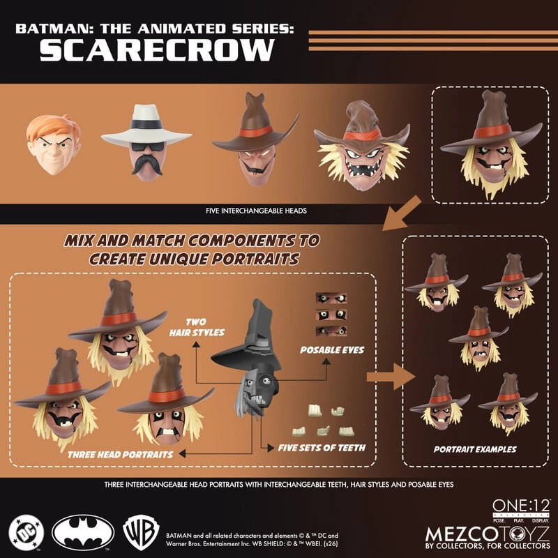 купить Фигурка Mezco Toyz Batman: The Animated Series One:12 Collective Scarecrow 2.jpg