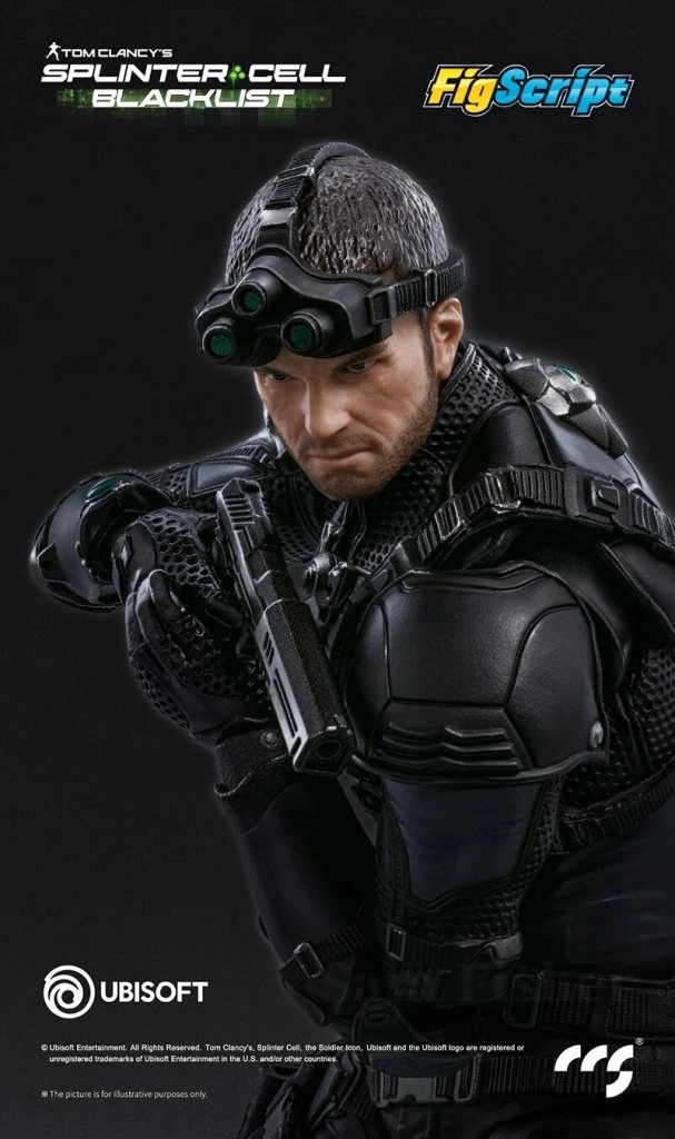 купить CCSToys Splinter Cell: Blacklist FigScript Sam Fisher 1:12 Scale Figure 12.jpg