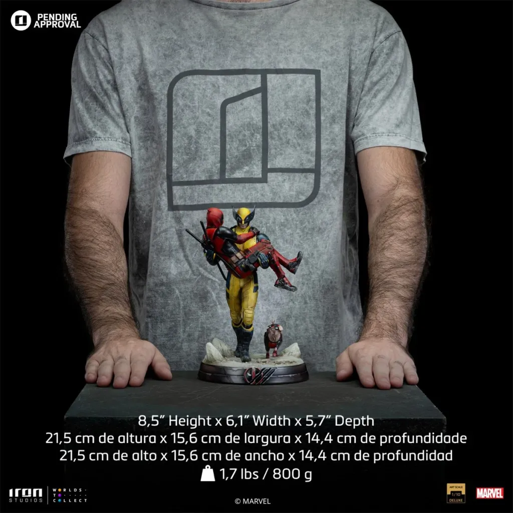 купить Фигурка Iron Studios Deadpool and Wolverine Deluxe Limited Edition 1:10 Art Scale Statue 8.jpg