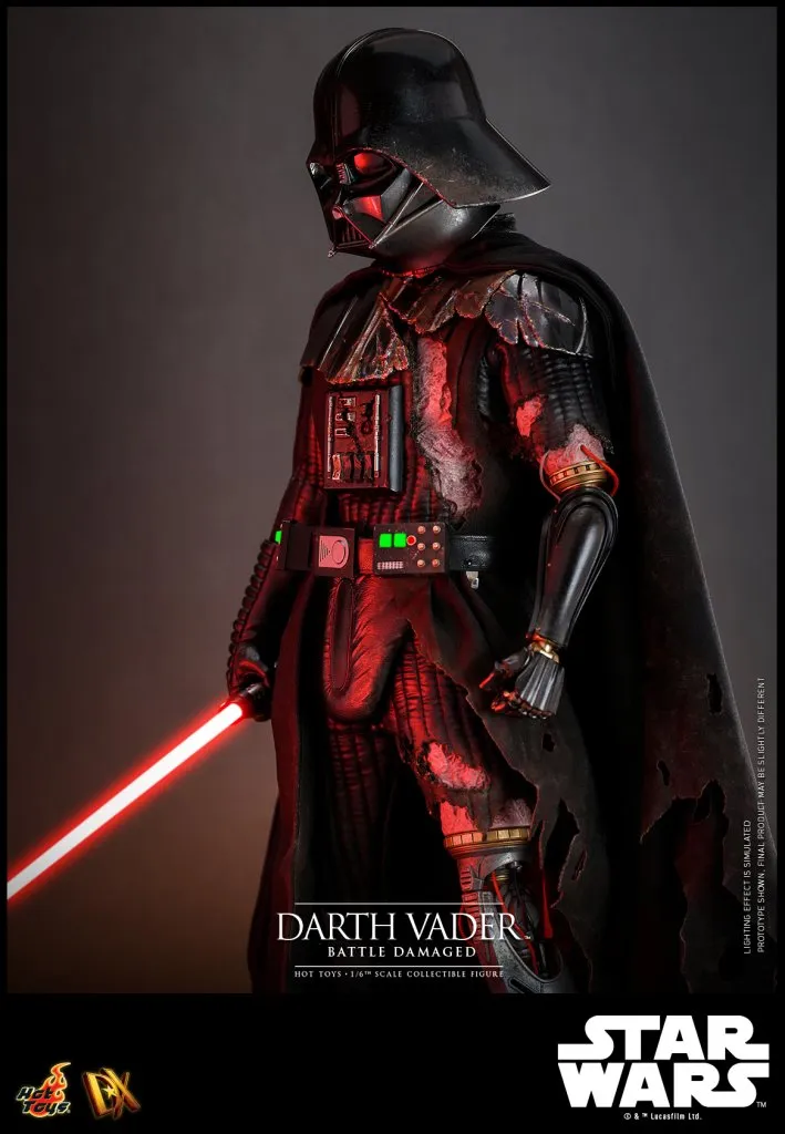 купить Купить фигурку Hot Toys Star Wars 1:6 scale Darth Vader (Battle Damaged) Collectible Figure Deluxe Version 14.jpg