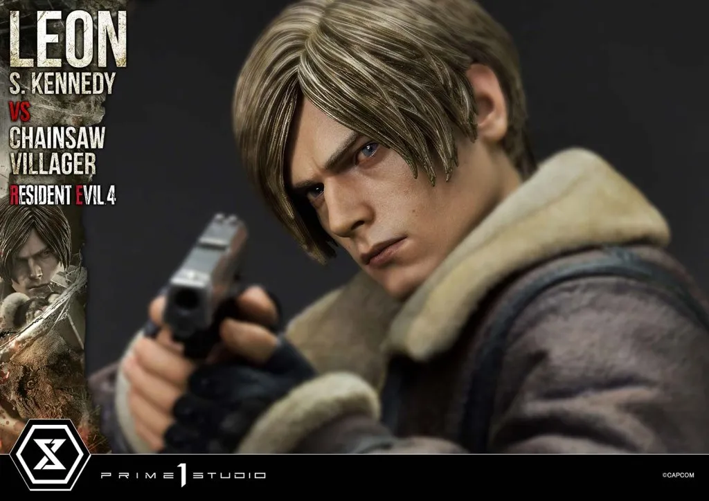 купить Фигурка Prime 1 Resident Evil 4 Leon S. Kennedy vs Chainsaw Villager 1:4 10.jpg
