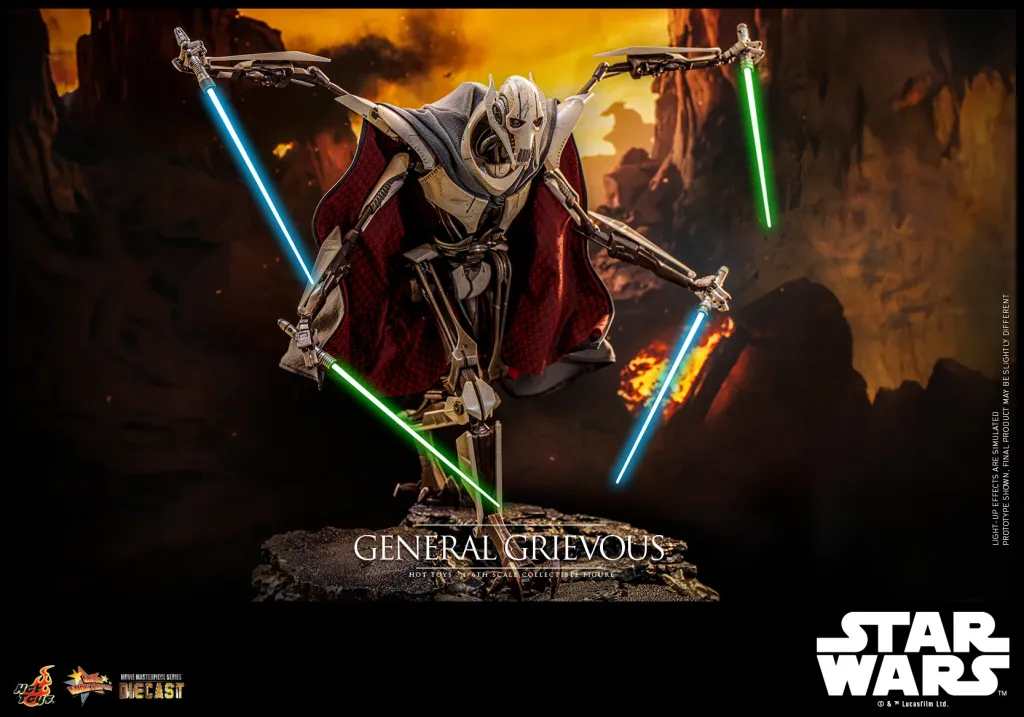 купить Купить фигурку Hot Toys Star Wars: Episode III – Revenge of the Sith – General Grievous 1:6 Scale Figure 16.jpg