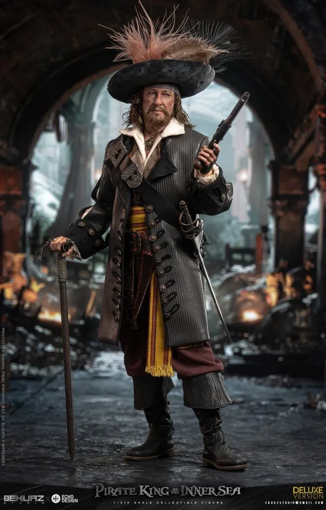 купить Фигурка Captain Barbossa — Ekuaz Studio x Echo Design EKS012D Pirates of the Caribbean 1:6 10.jpg