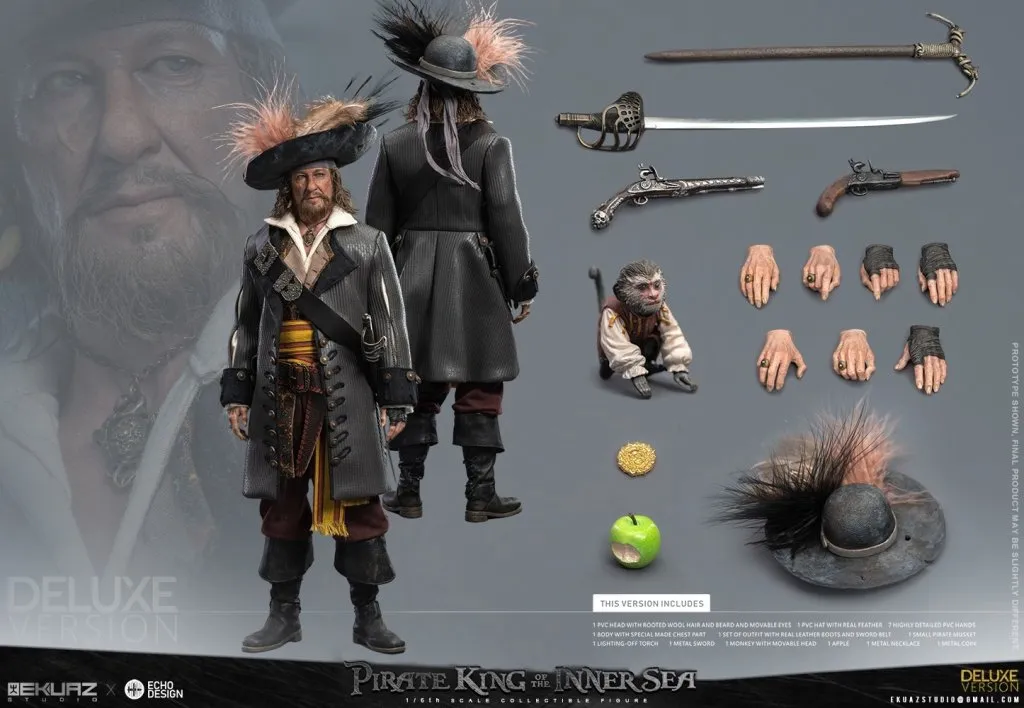 купить Фигурка Captain Barbossa — Ekuaz Studio x Echo Design EKS012D Pirates of the Caribbean 1:6 8.jpg