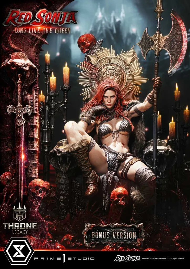 купить Prime 1 Studios Throne Legacy Red Sonja Long Live the Queen 1:3 Statue 4.jpg