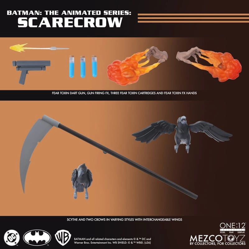 купить Фигурка Mezco Toyz Batman: The Animated Series One:12 Collective Scarecrow 3.jpg