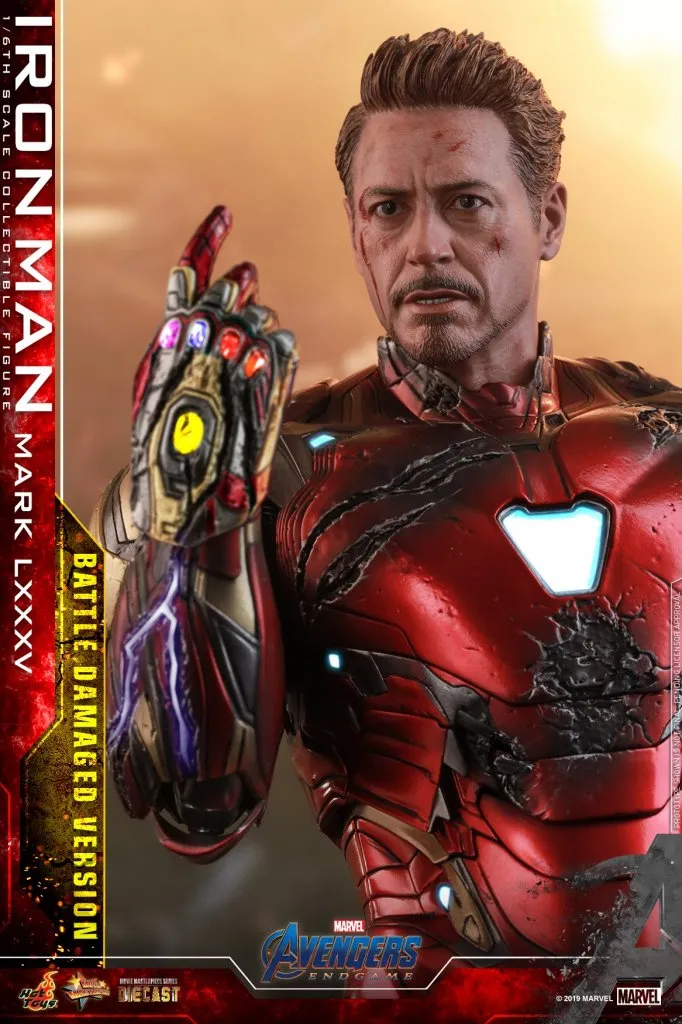 Фигурка Iron Man Mark LXXXV — Hot Toys Avengers Endgame Battle Damaged (10).jpg Фигурка Iron Man Mark LXXXV — Hot Toys Avengers Endgame Battle Damaged (10).jpg