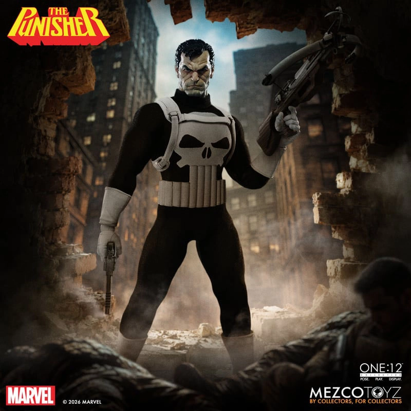 купить Фигурка Каратель — Mezco Marvel 1:12 Punisher 9.jpg
