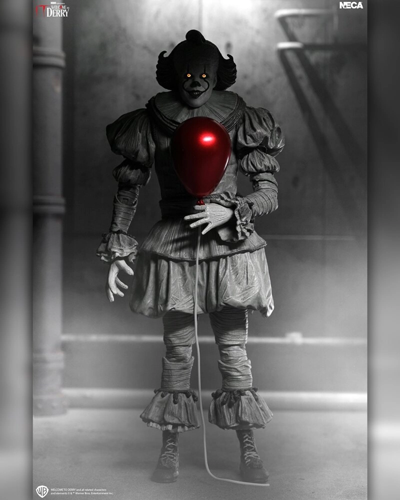 купить фигурка NECA: Welcome to Derry Ultimate Black & White Pennywise 7” Scale Figure 1.jpg