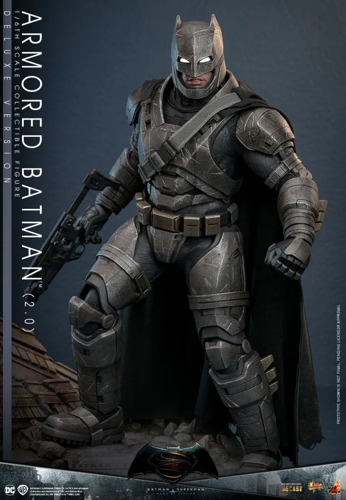 купить Фигурка Hot Toys MMS743D63 Batman v Superman Dawn of Justice Armored Batman 2.0 1:6 Deluxe Version 4.jpg