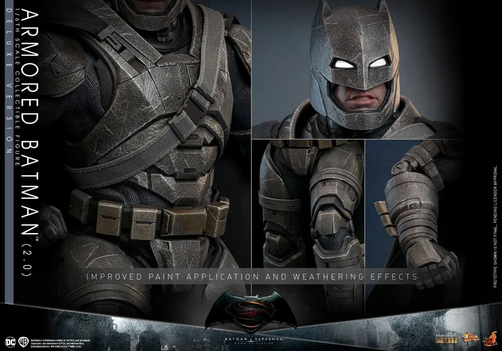 купить Фигурка Hot Toys MMS743D63 Batman v Superman Dawn of Justice Armored Batman 2.0 1:6 Deluxe Version 20.jpg