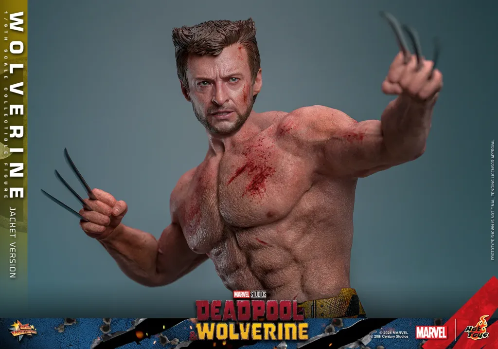 купить Фигурка Hot Toys Deadpool & Wolverine 1:6 Wolverine (Jacket Version) Figure 5.jpg