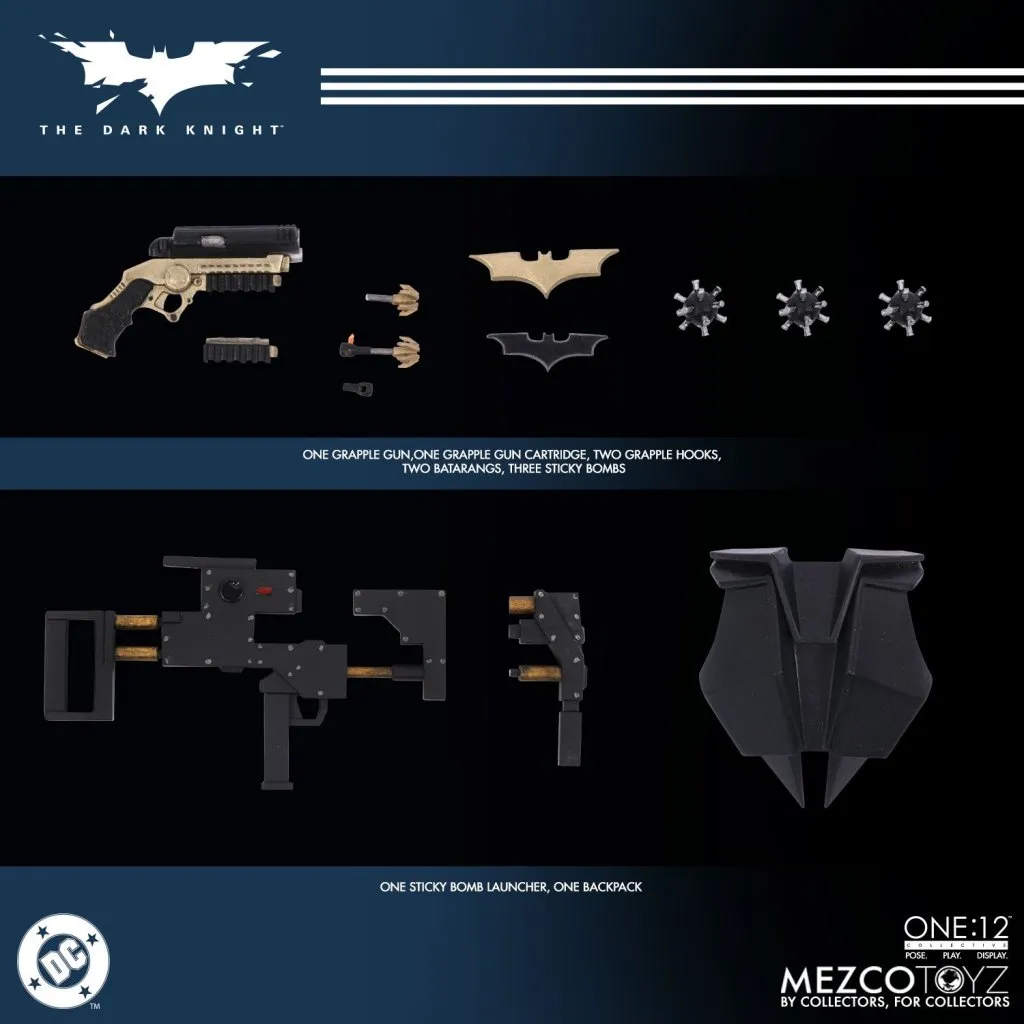 купить Фигурка Dark Knight Batman — Mezco One 12 Collective 13.jpg