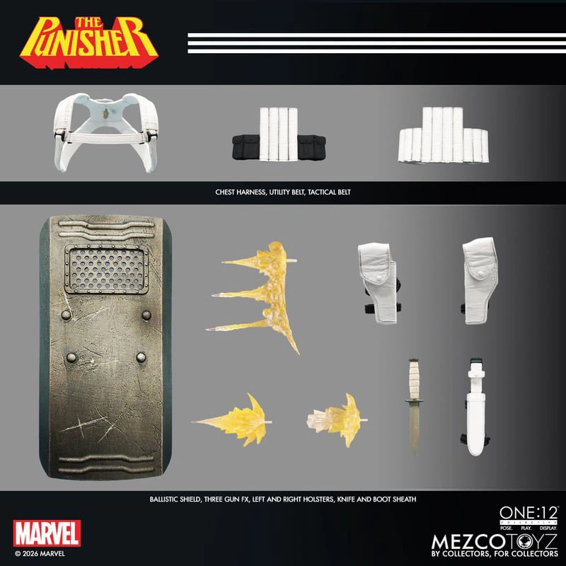 купить Фигурка Каратель — Mezco Marvel 1:12 Punisher 17.jpg