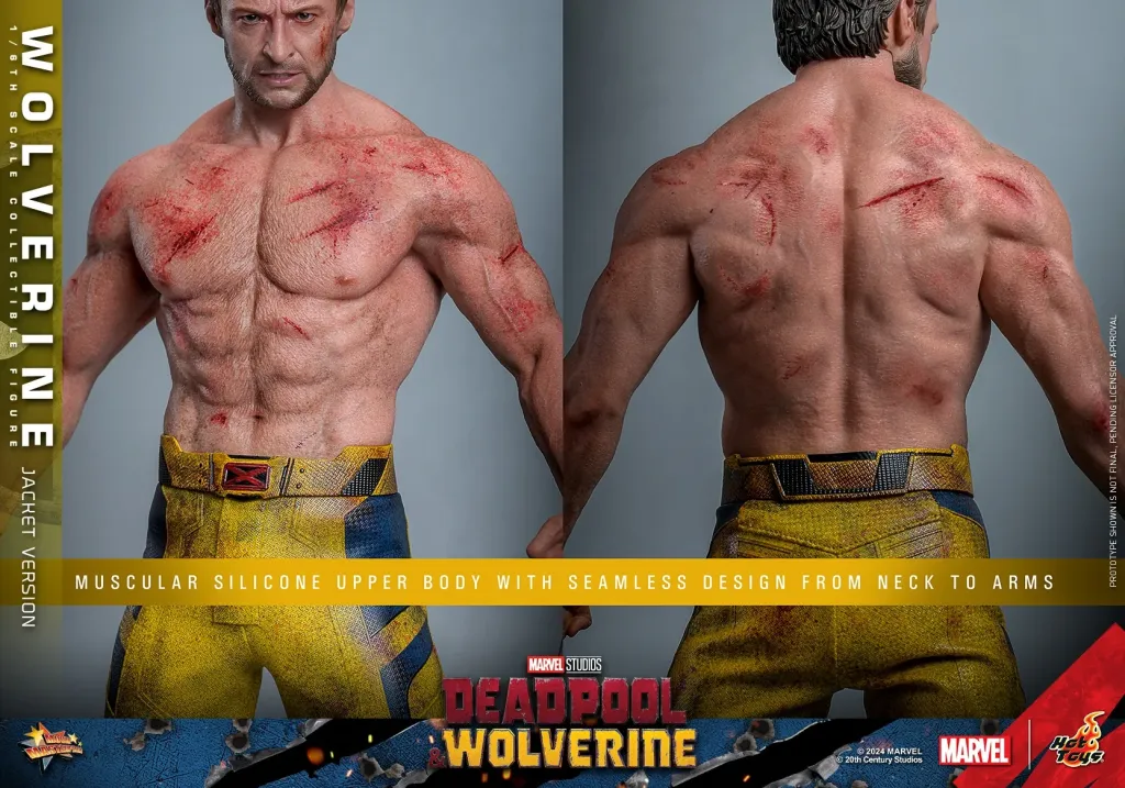 купить Фигурка Hot Toys Deadpool & Wolverine 1:6 Wolverine (Jacket Version) Figure 9.jpg