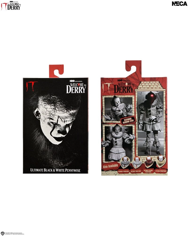 купить фигурка NECA: Welcome to Derry Ultimate Black & White Pennywise 7” Scale Figure 12.jpg