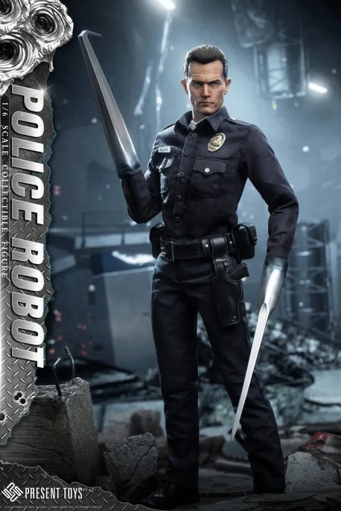 купить Фигурка Terminator T-1000 — Present Toys SP62 1:6 Police Robot Figure 4.jpeg