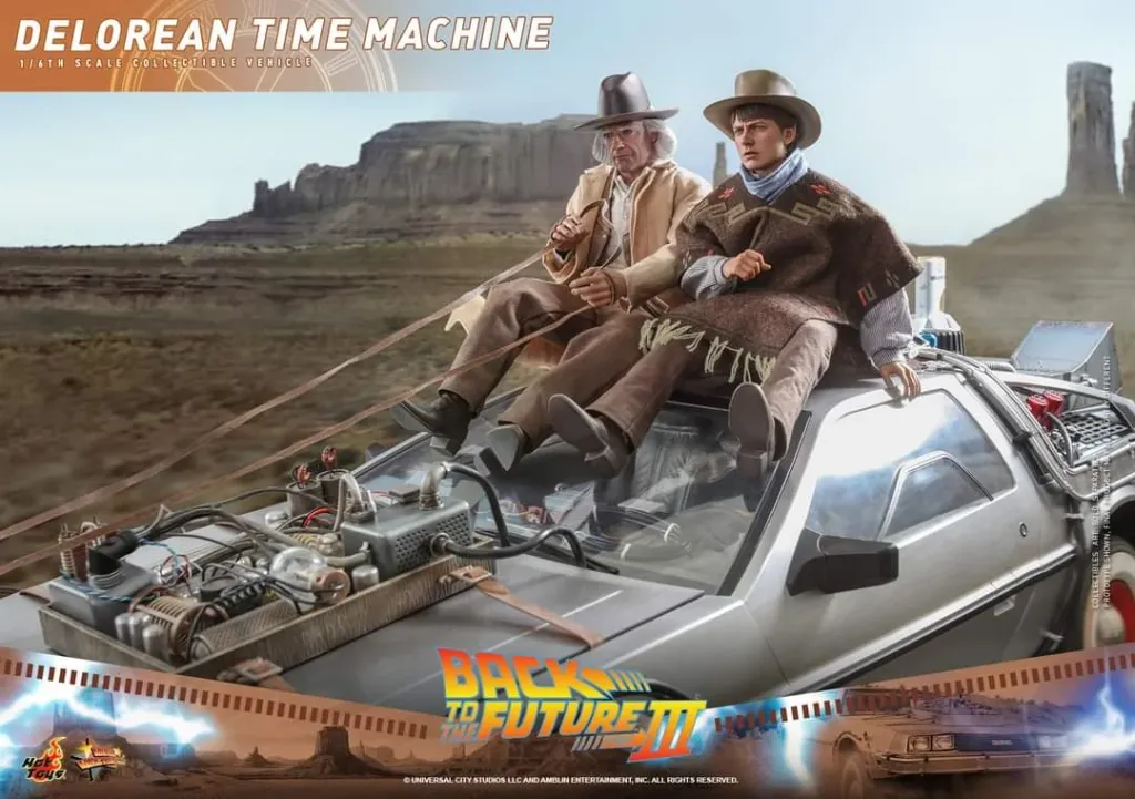 купить Hot Toys MMS738 Back to the Future III DeLorean Time Machine 1:6 Collectible Vehicle 3.jpg