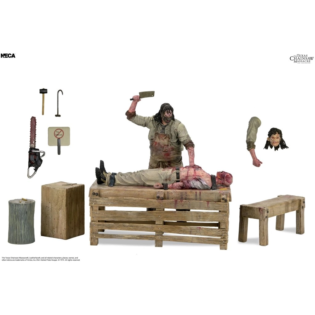 купить Фигурка Leatherface — Neca Texas Chainsaw Massacre The Beginning Slaughterhouse Boxed Set 1.jpg