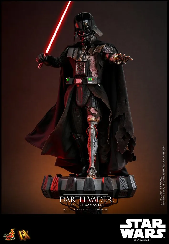 купить Купить фигурку Hot Toys Star Wars 1:6 scale Darth Vader (Battle Damaged) Collectible Figure Deluxe Version 12.jpg