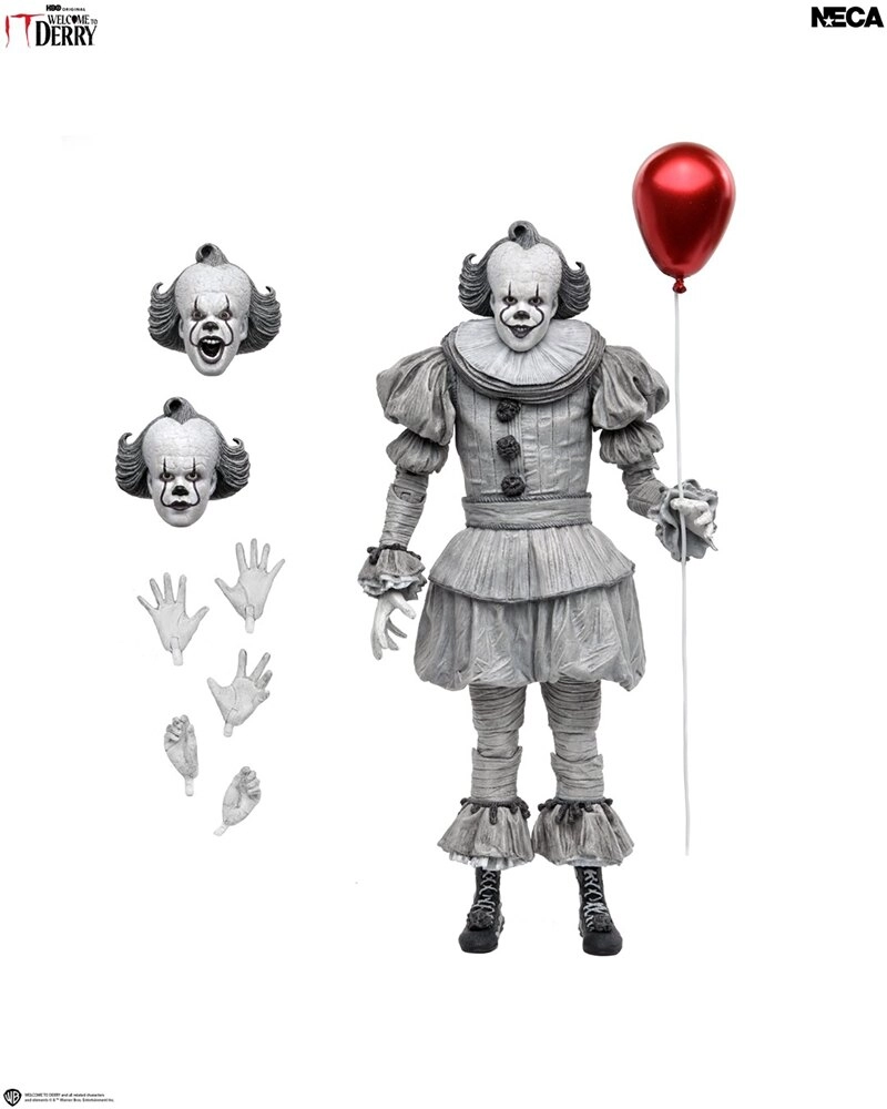 купить фигурка NECA: Welcome to Derry Ultimate Black & White Pennywise 7” Scale Figure 14.jpg