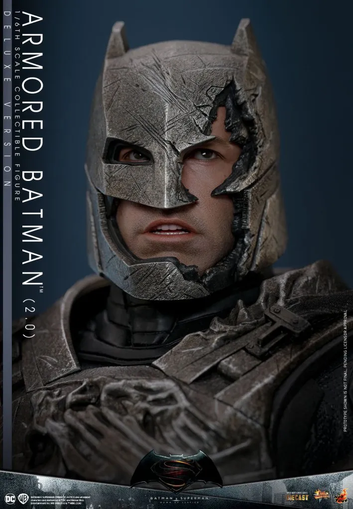 купить Фигурка Hot Toys MMS743D63 Batman v Superman Dawn of Justice Armored Batman 2.0 1:6 Deluxe Version 3.jpg