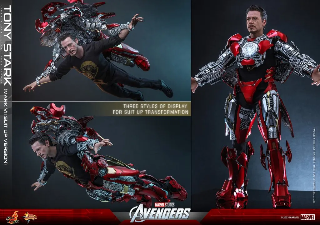 купить Фигурка The Avengers – Hot Toys Tony Stark Suit Up Iron Man Mark VII Version 3.jpeg
