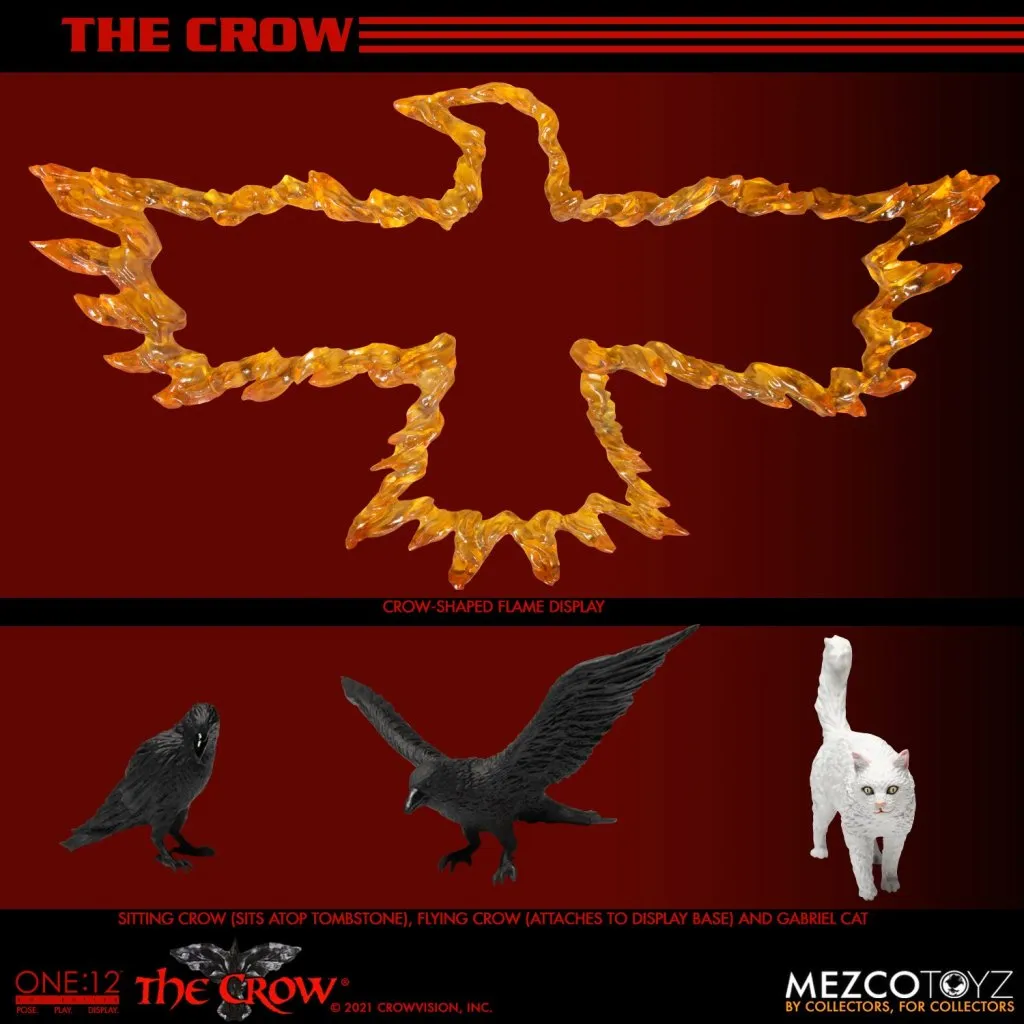 Фигурка Ворон — Mezco The Crow One 12 Collective 19.jpeg