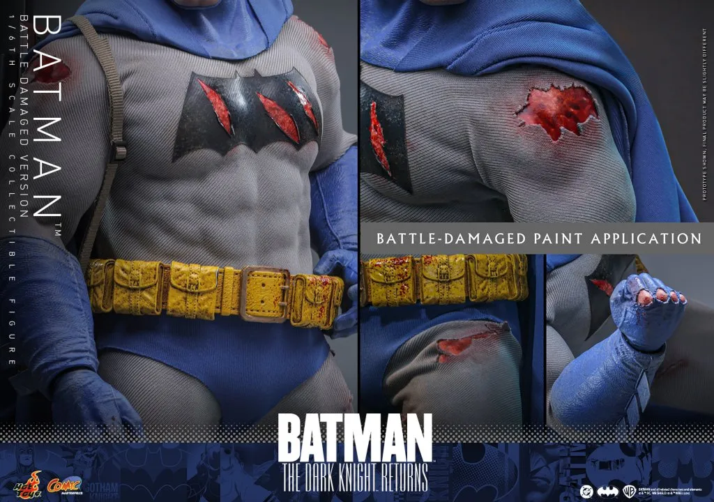 купить Фигурка Hot Toys. The Batman: The Dark Knight Returns – 1:6 Scale Battle Damaged Batman Figure 24.jpg