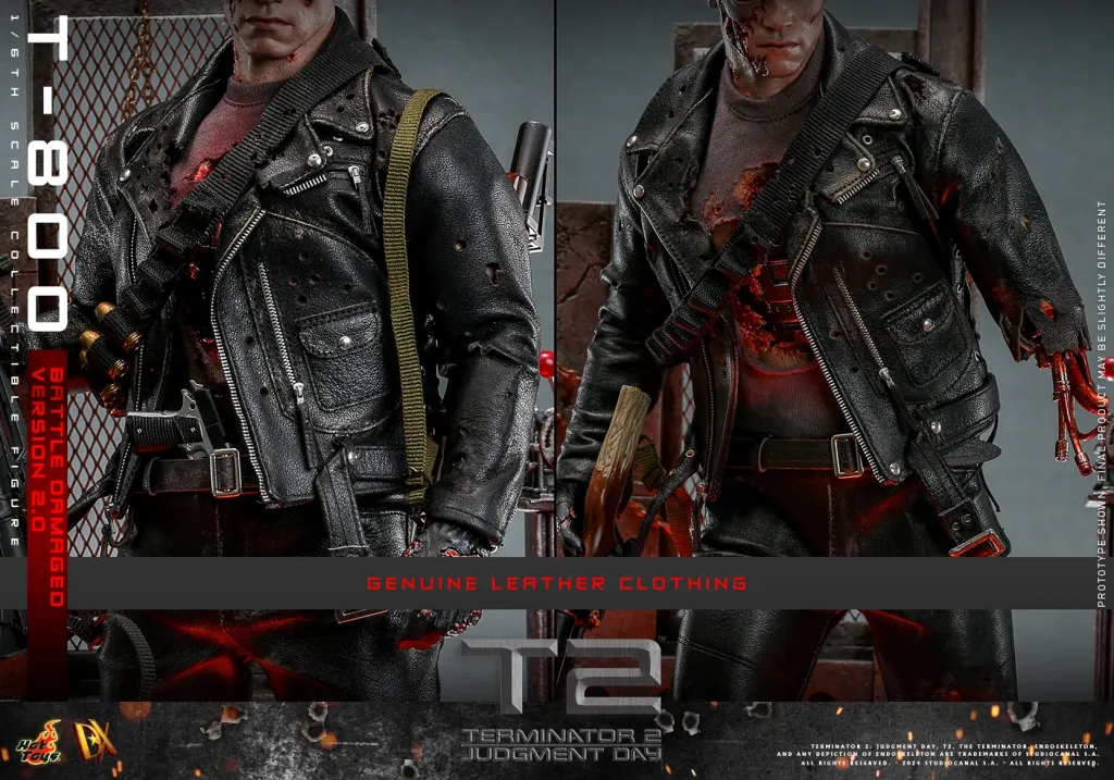 купить Фигурка Terminator 2 DX46 — Hot Toys Battle Damaged T-800V2 1:6 18.jpg