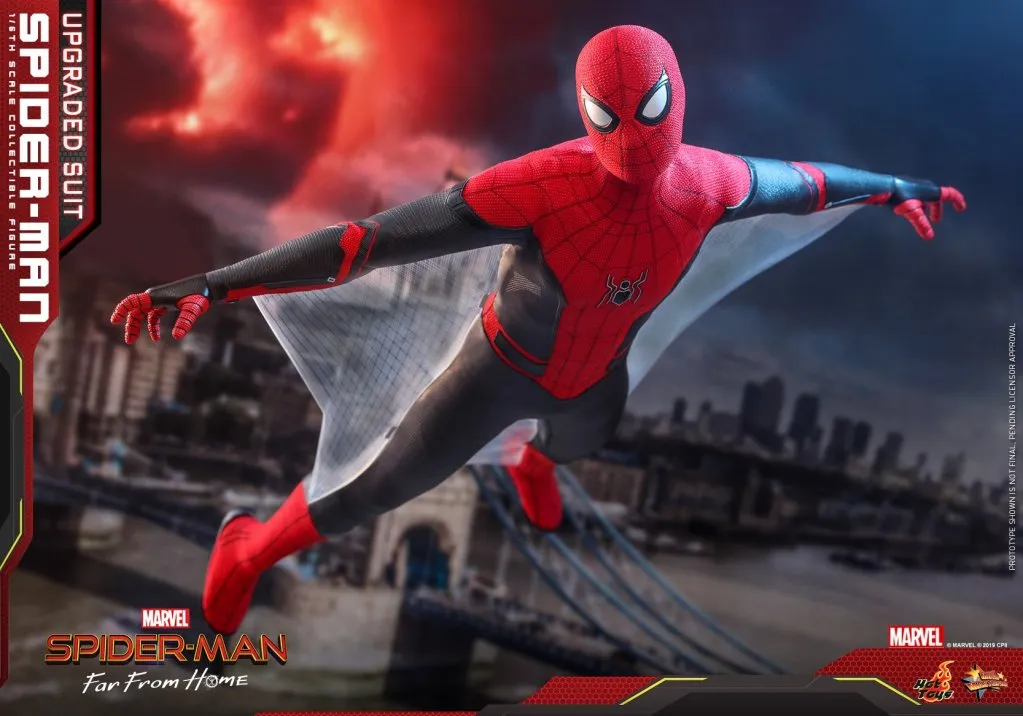 Фигурка Спайдермена — Hot Toys MMS542 Spider-Man Far From Home Upgraded Suit 2.jpg Фигурка Спайдермена — Hot Toys MMS542 Spider-Man Far From Home Upgraded Suit 2.jpg