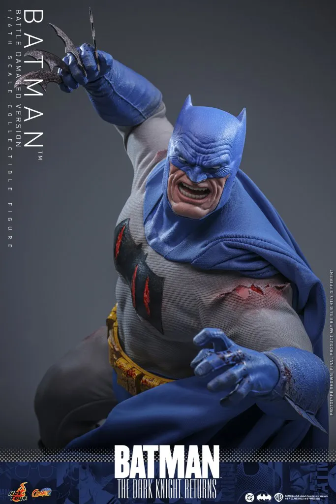 купить Фигурка Hot Toys. The Batman: The Dark Knight Returns – 1:6 Scale Battle Damaged Batman Figure 4.jpg