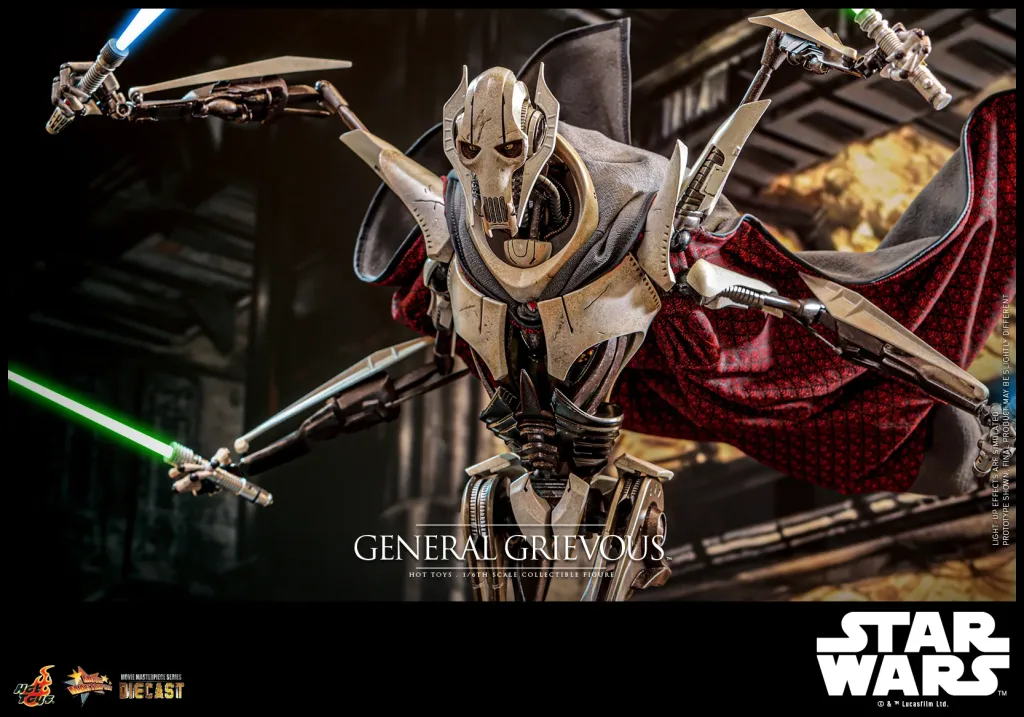 купить Купить фигурку Hot Toys Star Wars: Episode III – Revenge of the Sith – General Grievous 1:6 Scale Figure 3.jpg