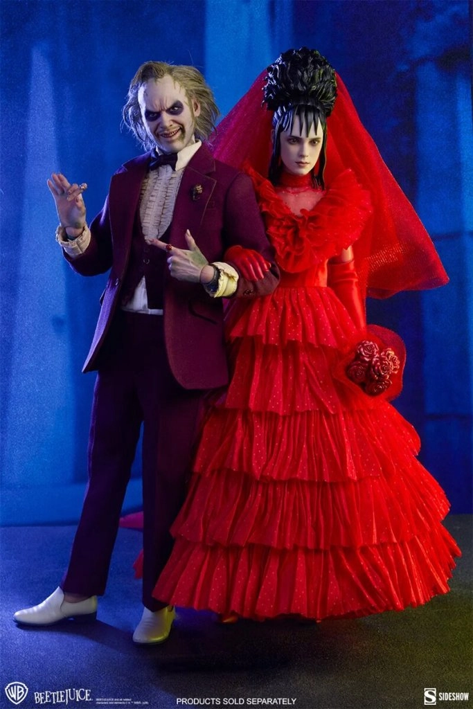 купить Фигурка Sideshow Collectibles Beetlejuice (1988) Beetlejuice (Wedding Ver.) and Lydia Deetz (Wedding Ver.) 1:6 Scale Figures 20.jpg