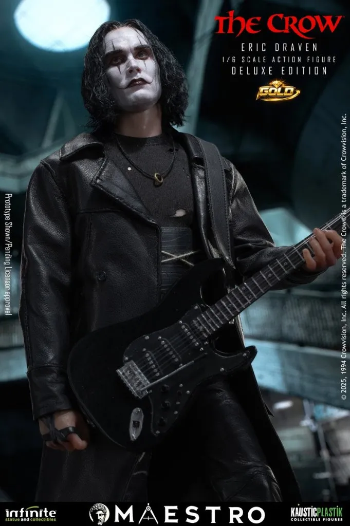 купить Фигурка The Crow Eric Draven — Infinite Kaustic Plastik 1:6 Luxury Figure Deluxe Edition GOLD 21.jpg