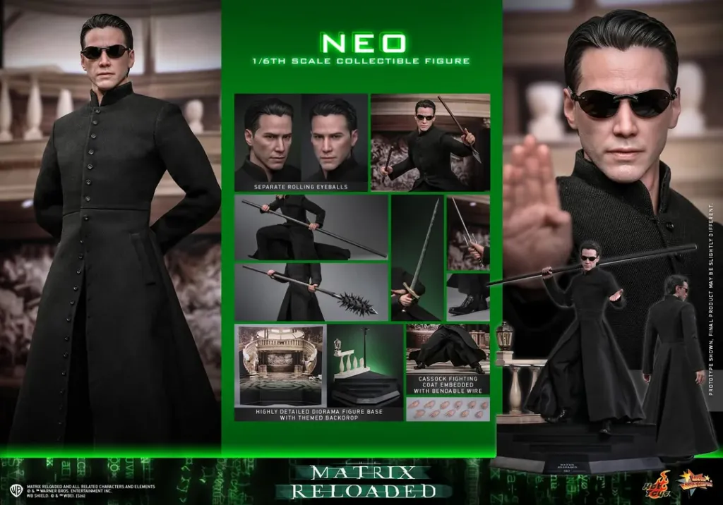 купить Фигурка Hot Toys The Matrix Reloaded 1:6th scale Neo Figure 20.jpg